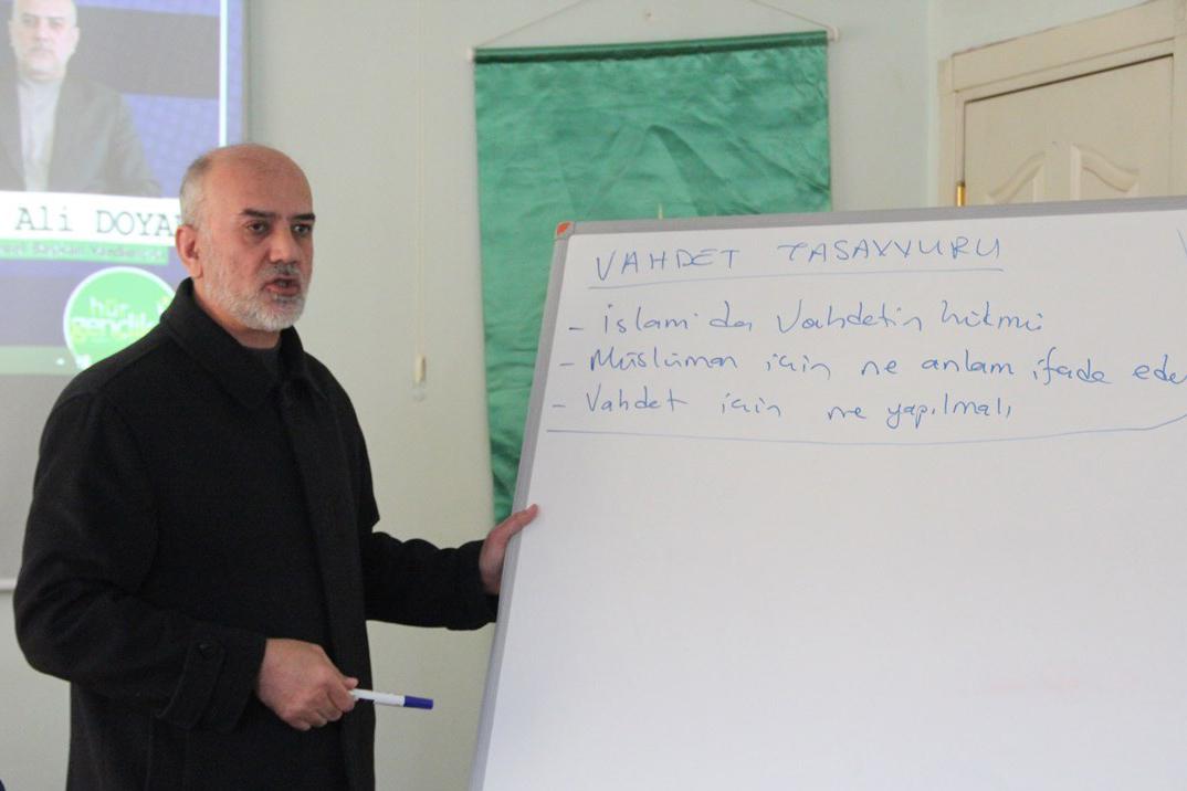 “Allah’ın ipine sımsıkı sarılmak Allah’ın bize emridir” “Allah’ın ipine sımsıkı sarılmak Allah’ın bize emridir”